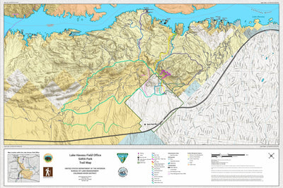 Bureau of Land Management - Arizona BLM Arizona Lake Havasu Field Office - SARA Park Trail System (REC3010-01-01) digital map