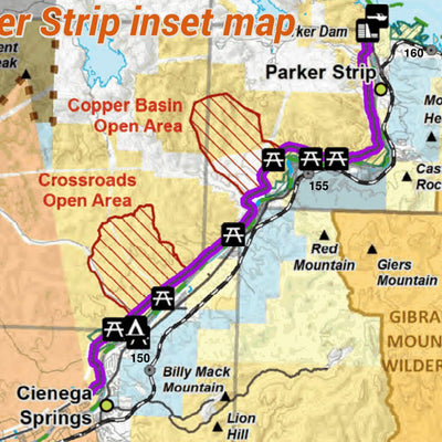 BLM Arizona Lake Havasu Field Office Visitor Map (REC3006-01-01) Preview 3