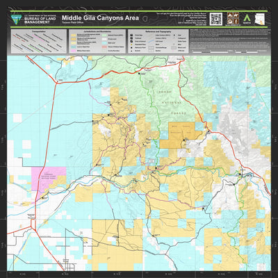 Bureau of Land Management - Arizona BLM Arizona Tucson Field Office - Middle Gila Canyons Area (REC3008-01-01) digital map