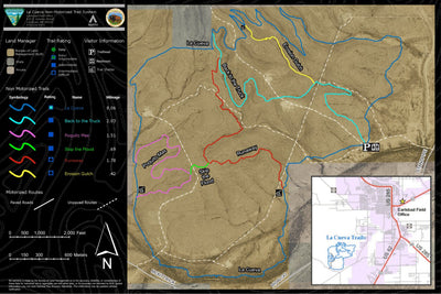Bureau of Land Management, Carlsbad Field Office La Cueva Non-Motorized Trail System digital map