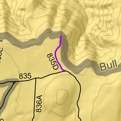 Bureau of Land Management - Colorado Gateway Extensive Recreation Management Area – Tenderfoot Mesa Map digital map