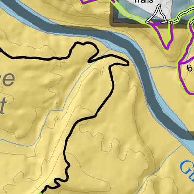 Bureau of Land Management - Colorado Gunnison River Bluffs Extensive Recreation Management Area Map digital map