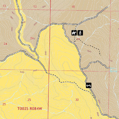 Bureau of Land Management - Colorado Pisgah Mountain Area digital map