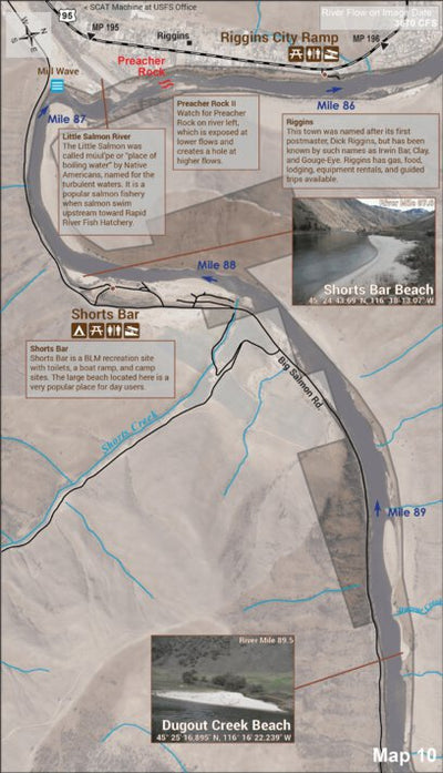 Bureau of Land Management - Idaho Lower Salmon River Map 10 digital map