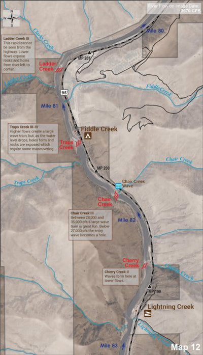 Bureau of Land Management - Idaho Lower Salmon River Map 12 digital map