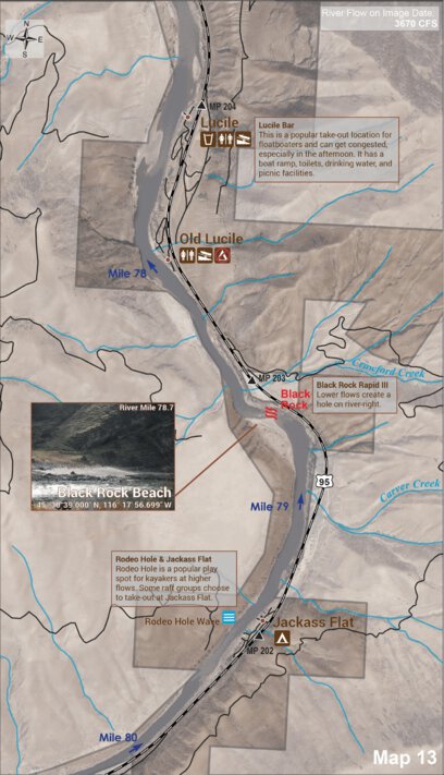 Lower Salmon River Map 13 By Bureau Of Land Management Idaho Avenza