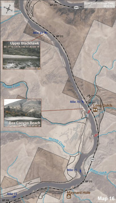 Bureau of Land Management - Idaho Lower Salmon River Map 16 digital map
