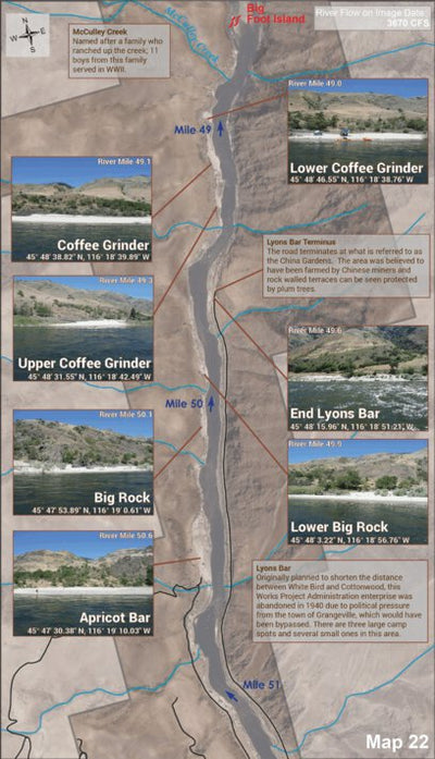 Bureau of Land Management - Idaho Lower Salmon River Map 22 digital map