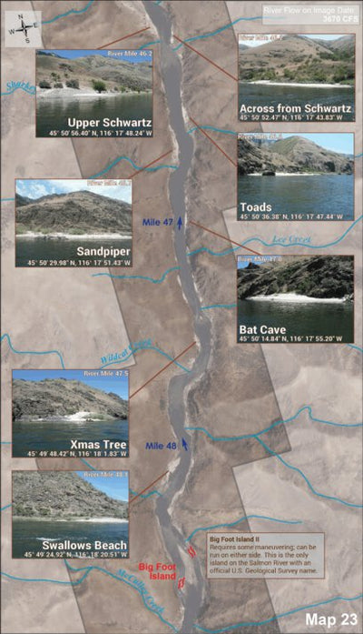 Bureau of Land Management - Idaho Lower Salmon River Map 23 digital map