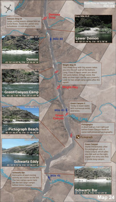 Bureau of Land Management - Idaho Lower Salmon River Map 24 digital map