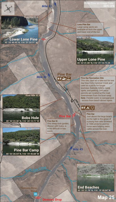 Bureau of Land Management - Idaho Lower Salmon River Map 25 digital map