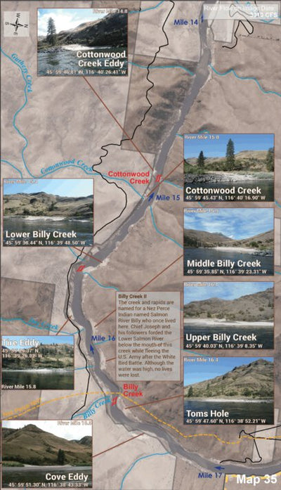 Bureau of Land Management - Idaho Lower Salmon River Map 35 digital map
