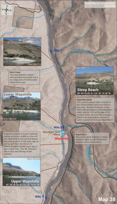 Bureau of Land Management - Idaho Lower Salmon River Map 38 digital map
