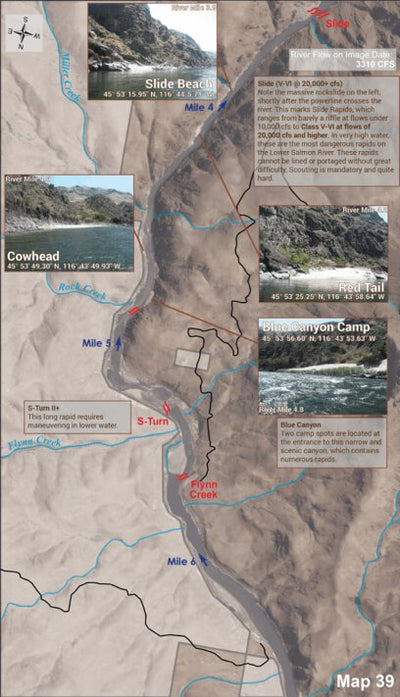 Bureau of Land Management - Idaho Lower Salmon River Map 39 digital map