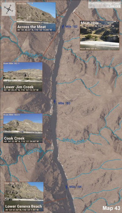 Bureau of Land Management - Idaho Lower Salmon River Map 43 digital map