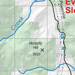 Bureau of Land Management - Oregon Boundary Reservoir digital map