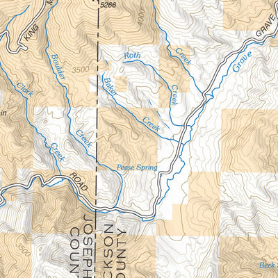 Bureau of Land Management - Oregon CNHT - Applegate Route, Klamath Mountains digital map