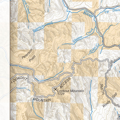 Bureau of Land Management - Oregon CNHT - Applegate Route, Lower Willamette Valley digital map