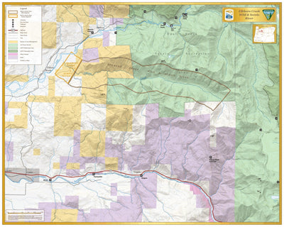 Bureau of Land Management - Oregon Elkhorn Creek Wild and Scenic River digital map