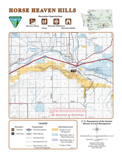 Bureau of Land Management - Oregon Horse Heaven Hills digital map