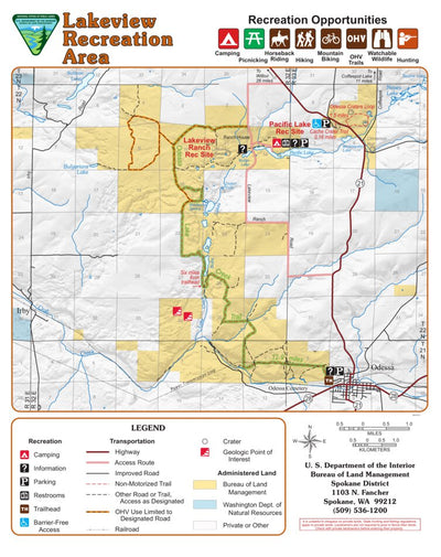 Bureau of Land Management - Oregon Lakeview Ranch digital map