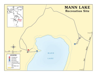 Bureau of Land Management - Oregon Mann Lake Recreation Site digital map