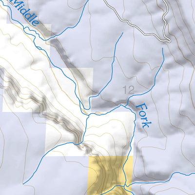 Bureau of Land Management - Oregon North Fork Owyhee Wild and Scenic River digital map