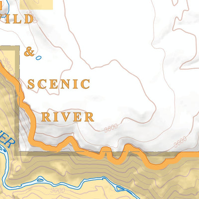 Bureau of Land Management - Oregon Powder River Wild and Scenic River digital map