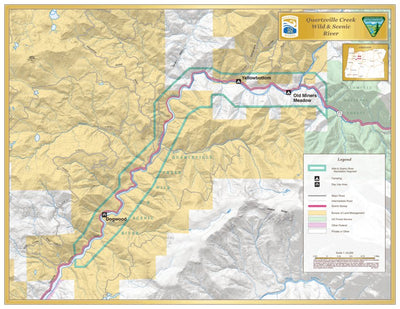 Bureau of Land Management - Oregon Quartzville Wild and Scenic River digital map