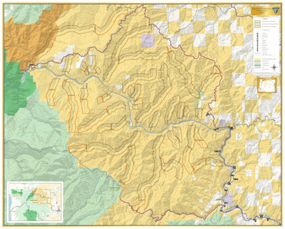 Bureau of Land Management - Oregon Rogue River Tributaries - All Dingell Act Additions Wild and Scenic River digital map