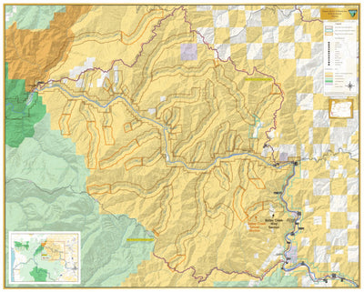 Bureau of Land Management - Oregon Rogue River Tributaries - Bailey Creek Wild and Scenic River digital map