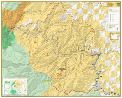 Bureau of Land Management - Oregon Rogue River Tributaries - East Fork Big Windy Creek Wild and Scenic River digital map