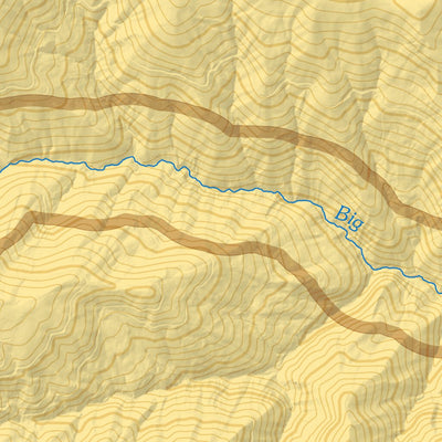 Bureau of Land Management - Oregon Rogue River Tributaries - East Fork Big Windy Creek Wild and Scenic River digital map
