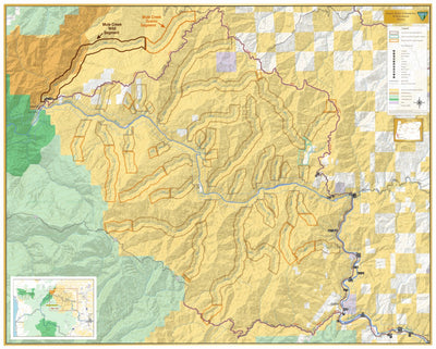 Bureau of Land Management - Oregon Rogue River Tributaries - Mule Creek Wild and Scenic River digital map