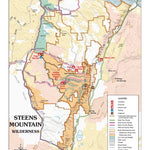 Bureau of Land Management - Oregon Steens Mountain Wilderness digital map