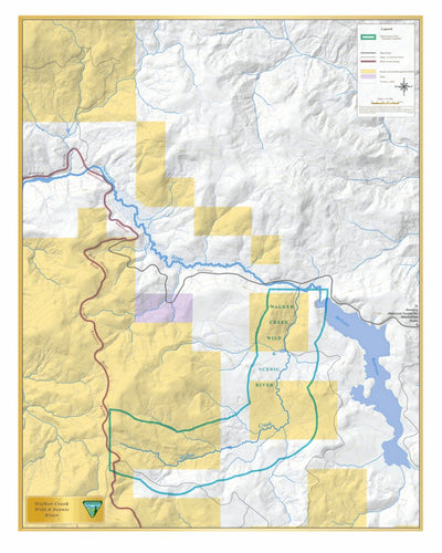 Bureau of Land Management - Oregon Walker Creek Wild and Scenic River digital map