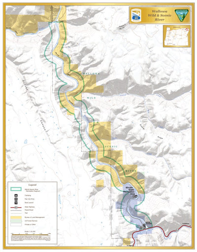 Bureau of Land Management - Oregon Wallowa Wild and Scenic River digital map