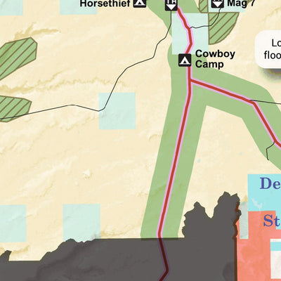 BLM Utah Moab Camping Map by Bureau of Land Management - Utah | Avenza Maps