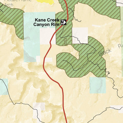 Bureau of Land Management - Utah BLM Utah Moab Camping digital map