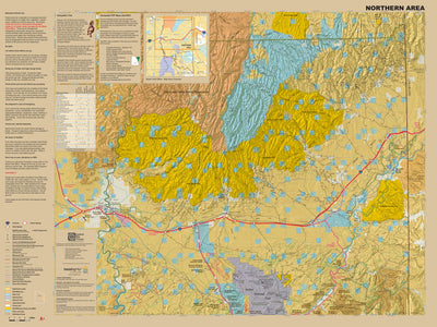 Bureau of Land Management - Utah BLM Utah Moab Visitor Map-North digital map