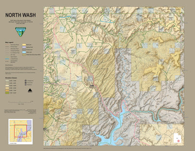 Bureau of Land Management - Utah BLM Utah North Wash digital map