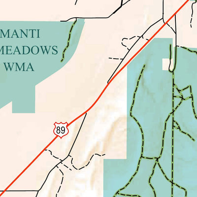 Bureau of Land Management - Utah BLM Utah Sanpete County digital map