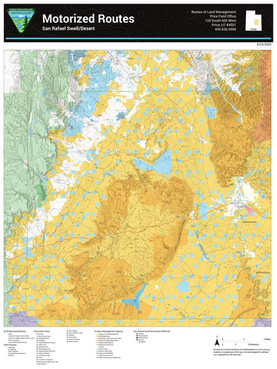 BLM Utah San Rafael Swell/Desert Motorized Routes Preview 1