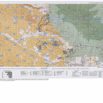 Bureau of Land Management - Wyoming Worland 100K digital map
