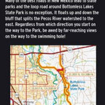 Botttomless Lakes State Pk Rd (NM 409) Preview 1