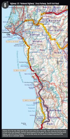 Highway 101 'Redwood Highway', Drury Parkway, South Fork Road Preview 1