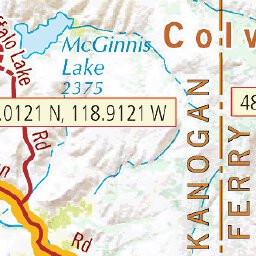 Highway 155, Grand Coulee Hill Road, Peter Dan Road, Manilla Creek Road and Highway 21 Preview 2