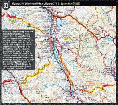 Highway 253 'Ukiah-Boonville Road', Highway 175 Preview 1