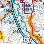 Highway 253 'Ukiah-Boonville Road', Highway 175 Preview 2