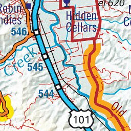 Highway 253 'Ukiah-Boonville Road', Highway 175 Preview 2